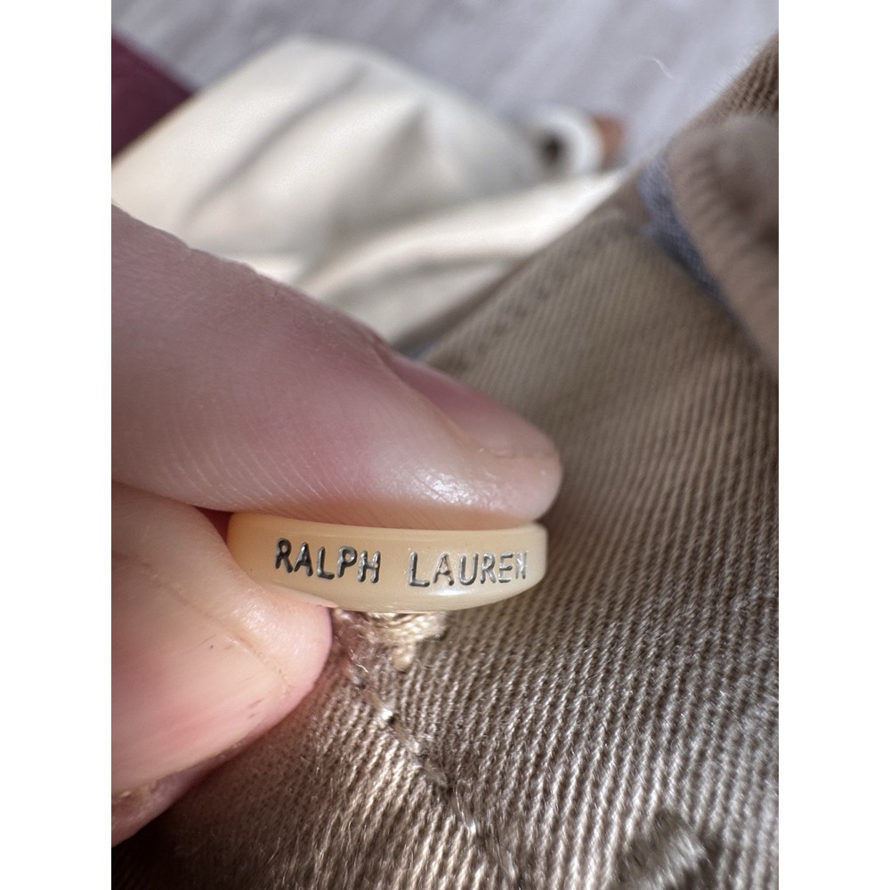 Mens Polo Ralph Lauren Stretch‎ Straight Fit Pants Chino Kakie 36x34 - Picture 5 of 11